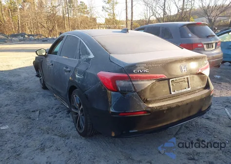 2024 Honda Civic Touring z USA, uszkodzony, nr VIN 2HGFE1F92RH336637